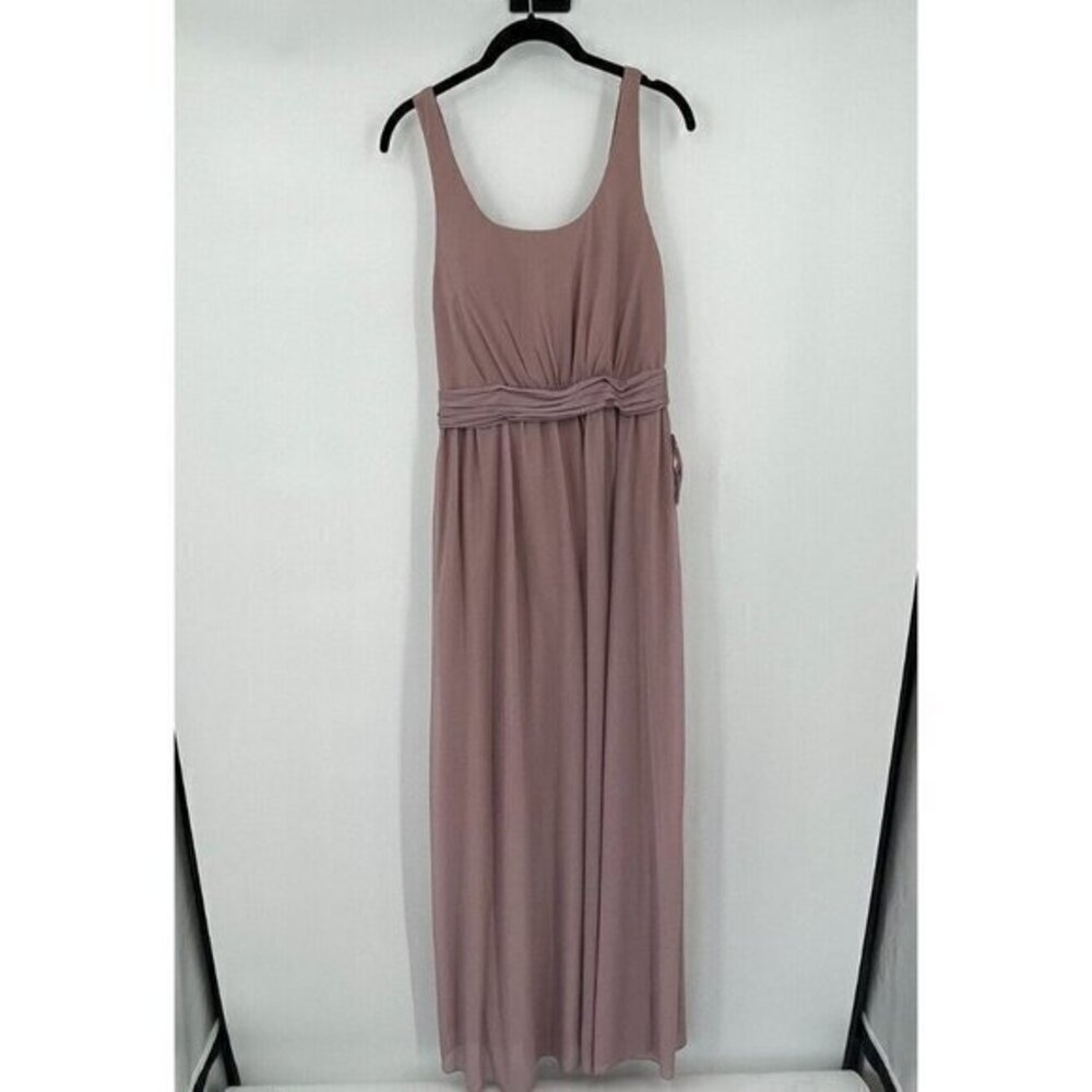 Birdy Grey Dress Medium Womens Jan Dress Mauve Bridesmaid Wedding Long New Pink